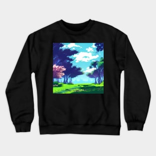 Anime Style Landscape Crewneck Sweatshirt